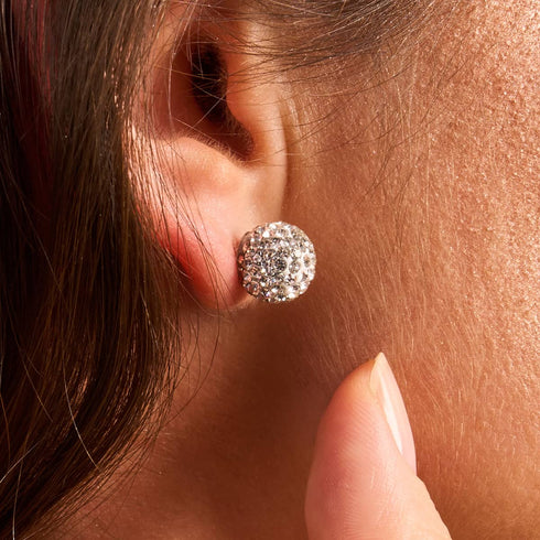 Cristal de confettis | Argent sterling .925 | Boucles d'oreilles Kikiballa